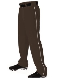 Alleson Athletic 605WLB Men's Baseball Pants With Braid – 12 oz. Double Knit Wide Leg Open Bottom | S–3XL