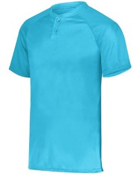 Augusta Sportswear 1565 Men's Attain Two-Button Jersey – 3.4 oz. Moisture-Wicking Polyester Baseball Jersey | S–5XL
