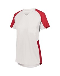 Augusta Sportswear 1522 Women's Cutter Jersey – Moisture-Wicking Polyester Softball Jersey with Mesh Underarms | S–2XL