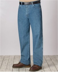 Bulwark PEJ6 Men's FR Stone-Washed Loose Fit Denim Jeans – EXCEL FR 14.75 oz. 100% Cotton | ATPV 21 cal/cm² CAT 2