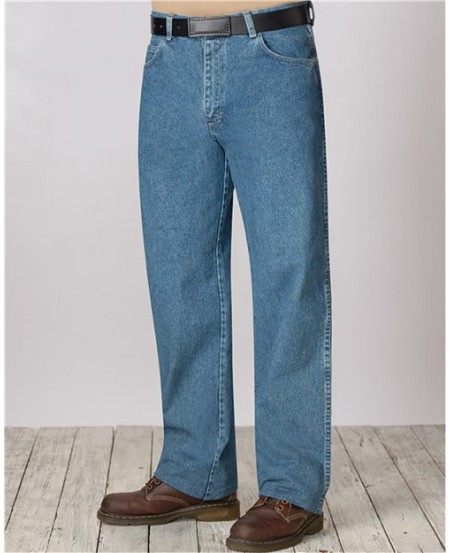 Bulwark PEJ6 Men's FR Stone-Washed Loose Fit Denim Jeans – EXCEL FR 14.75 oz. 100% Cotton | ATPV 21 cal/cm² CAT 2