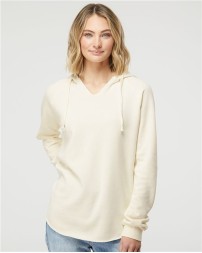 Independent Trading Co. PRM2500 Women’s Lightweight California Wave Wash Hooded Sweatshirt – 7 oz. Women’s Pullover hoodie | XS–2XL