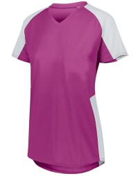 Augusta Sportswear 1523 Girls' Cutter Jersey – Moisture-Wicking Polyester Softball Jersey with Pinhole Mesh Underarms | S–L