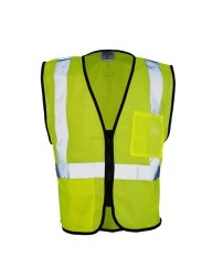 Kishigo 1537-1538 Unisex Double-Pocket Zippered Economy Class 2 Vest – Unisex safety vest | S–5XL | ANSI/ISEA 107-2015/2020 Type R Class 2
