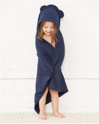 Rabbit Skins 1013 Terry Cloth Hooded Towel with Ears – 6.2 oz. 50/50 CRSC Cotton/Poly Terry | One Size