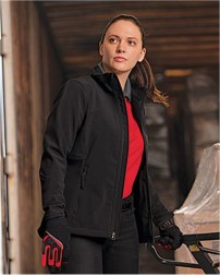Red Kap JP67 Women's Deluxe Soft Shell Jacket – 10.3 oz. 96/4 Poly/Spandex, Water & Wind Resistant | XS–3XL