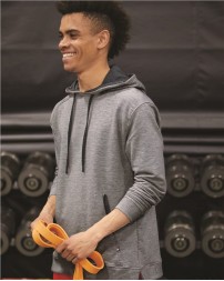 Badger 1050 Men's FitFlex French Terry Hooded Sweatshirt – 9.29 oz. 55/40/5 Cotton/Poly/Spandex BadgerBlend | XS–4XL