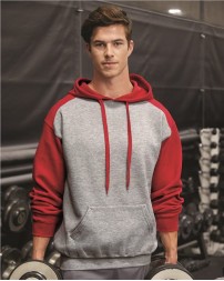 Badger 1249 Unisex Sport Athletic Fleece Hooded Sweatshirt – 9.5 oz. 60/40 Ring-Spun Cotton/Polyester with Contrast Inserts | XS–4XL