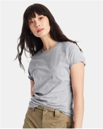 Hanes SL04 Women's Perfect-T T-Shirt – 4.5 oz. US Grown Ring-Spun Cotton Women's Crew-Neck Tee