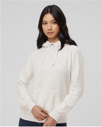 J. America 8694 Women's French Terry Sport Lace Scuba Hooded Sweatshirt – 9 oz. Women's Pullover hoodie | S–3XL