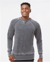 J. America 8920 Men's Vintage Zen Fleece Crewneck Sweatshirt – 7.1 oz. Men's crewneck sweatshirt | S–3XL