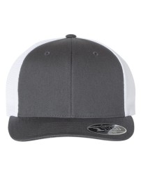 Flexfit 110M 110® Mesh-Back Cap – 56/44 Polyester/Cotton (Transitioning to 74/26) | Structured Six-Panel | Flexfit® Tech + Snapback | OEKO-TEX Certified