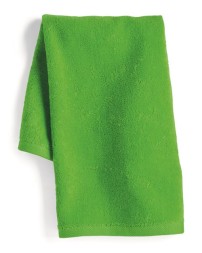 Q-Tees T200 Hemmed Hand Towel – 100% Cotton, Velour One Side/Terrycloth Other Side | 16