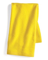 Q-Tees T300 Deluxe Hemmed Hand Towel – 100% Cotton, Velour One Side/Terrycloth Other Side | 16