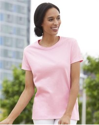 Gildan 2000L Women's Ultra Cotton® T-Shirt – 6 oz. 100% US Cotton | Women's Classic Fit | Rib Collar | Taped Neck & Shoulders | US Cotton Trust Protocol | OEKO-TEX