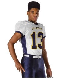 Alleson Athletic 750EY Youth Elusive Cut Football Jersey – 100-Denier Tricot Mesh Full-Length Jersey with Lycra Inserts | Youth S–XL