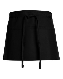 Chef Designs TT46 Waist Apron - 65/35 Poly/Cotton Twill Pre-Cure Soil-Release Waist Apron with Three-Division Front Pocket | One Size