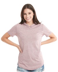 Next Level 2022 Unisex Mock Twist Hoodie T-Shirt – Unisex 5.1 oz./yd², 60/40 combed ring-spun cott | XS–3XL