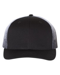 Richardson 112PM Printed Mesh Trucker Cap - 60/40 Cotton/Polyester Front, Printed Camo Mesh Back | OSFM Snapback