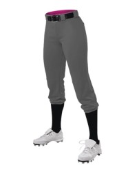 Alleson Athletic 615PSG Girls' Premium Fastpitch Softball Pants – Dura-Soft Stretch Knit Mid-Calf | S–XL