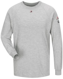 Bulwark SMT2 Men's CoolTouch® 2 FR Long Sleeve Performance T-Shirt – 6.5 oz. 45/35/20 Modacrylic/Lyocell/Aramid | EBT 8.2 CAT 2