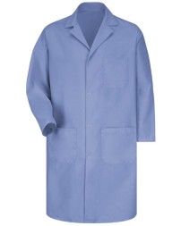 Red Kap 5080 Unisex Lab Coat – 5 oz. 80/20 Poly/Cotton Poplin, 4-Gripper, Interior Chest Pocket | S–3XL