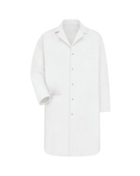Red Kap KP18T Unisex Tall Gripper Front Lab Coat – 5 oz. 80/20 Poly/Cotton Poplin | Tall LT–XLT