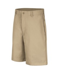 Red Kap PC26EXT Men's Extended Sizes Cotton Casual Plain Front Work Shorts – 8.5 oz. 100% Cotton | Extended Waist