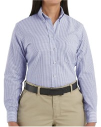 Red Kap SR71 Women's Executive Dress Shirt – 4.75 oz. 60/40 Combed Cotton/Poly Oxford, Long Sleeve | Women's Fit