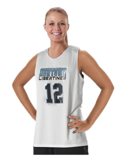 Alleson Athletic 506CRW Women's Reversible Racerback Tank – 100% Microfiber Cationic Polyester Double-Ply Reversible Tank | XS–2XL