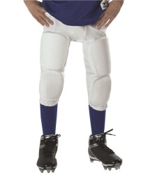 Alleson Athletic 687P Men's Solo Integrated Football Pants – 13 oz. 100% DKP with 7 Sewn-In EVA Pads | S–3XL