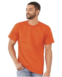 Bayside 3015 Unisex Union-Made Pocket T-Shirt – 6.1 oz. 100% Cotton Union & USA-Made Pocket Tee | S–4XL