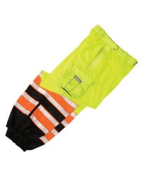 Kishigo 3173 Men's Premium Brilliant Series Ultimate Reflective Mesh Pants – Men's Safety Pants | S/M–2XL/4XL (dual sizes) | ANSI/ISEA 107 Class E Compliant