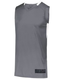 Augusta Sportswear 1730 Men's Step-Back Basketball Jersey – Moisture-Wicking Polyester NFHS-Compliant Jersey | S–3XL