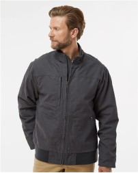 DRI DUCK 5032 Men’s Force Power Move Bomber Jacket – 10 oz. 100% Cotton Canyon Cloth™ Canvas | Twill Blanket Lining | Flex Action™ Back
