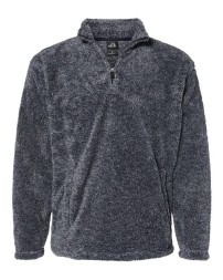 J. America 8464 Unisex Boundary Shag Frosty Sherpa Quarter-Zip Pullover – 7.5 oz. Unisex Quarter-zip pullover | S–3XL