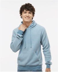 J. America 8709 Men's Flip Side Fleece Hooded Sweatshirt – 7 oz. Men's Pullover hoodie | XS–3XL
