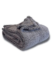 Alpine Fleece 8729 Frosted Sherpa Blanket – 100% Polyester Printed Fleece with Sherpa Backing | 50