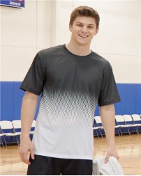 Badger 4220 Men's Hex 2.0 Performance T-Shirt – 100% Sublimated Polyester Hexagon-Pattern Performance Tee | XS–4XL