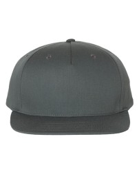 Richardson 255 Pinch Front Structured Snapback Trucker Cap - 60/40 Cotton/Polyester, Five-Panel, Flat Bill | OSFM Snapback