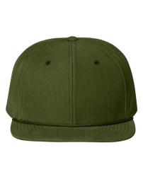 Richardson 253 Timberline Corduroy Cap - 100% Cotton Corduroy, Hi Pro Flat Bill, Fully Lined, UPF 50+ | OSFM Snapback
