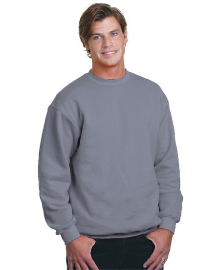 Bayside 2105 Unisex Union-Made Crewneck Sweatshirt – 9.5 oz. 80/20 Cotton/Poly Union & USA-Made Crewneck | M–4XL
