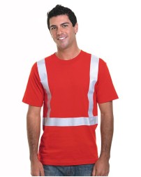 Bayside 3755 Unisex USA-Made Hi-Visibility Performance T-Shirt – 4.5 oz. 100% Polyester with 3M 2