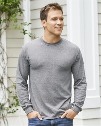 Gildan 5400 Unisex Heavy Cotton® Long Sleeve T-Shirt – 5.3 oz. 100% US Cotton | Ribbed Cuffs | Taped Neck & Shoulders | Classic Fit | Seamless Body | US Cotton Trust | OEKO-TEX