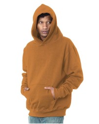Bayside 4000 Unisex USA-Made Super Heavy Oversized Hooded Sweatshirt – 16 oz. 100% Cotton No-Drawcord Crossover Hood | S–3XL