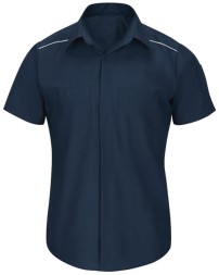 Red Kap SP4AT Men's Tall Short Sleeve Pro Airflow Work Shirt – 4.25 oz. Poplin + 4.2 oz. Mesh Back | Tall Sizes