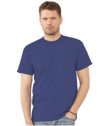 Bayside 7100 Unisex USA-Made Pocket T-Shirt – 6.1 oz. 100% Cotton Left Chest Pocket Heavyweight Tee | S–6XL