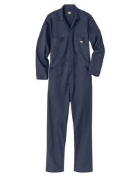 Dickies 4861 Men’s Basic Blended Long Sleeve Coverall – 7.75 oz. 65/35 Polyester/Cotton Twill Industrial Coverall