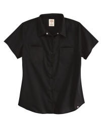 Dickies 5350 Women’s Industrial Short Sleeve Work Shirt – 4.25 oz. 65/35 Polyester/Cotton Permanent Press Poplin