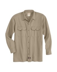Dickies 5549 Men’s Heavyweight Cotton Long Sleeve Shirt – 8.5 oz. 100% Cotton Twill Work Shirt
